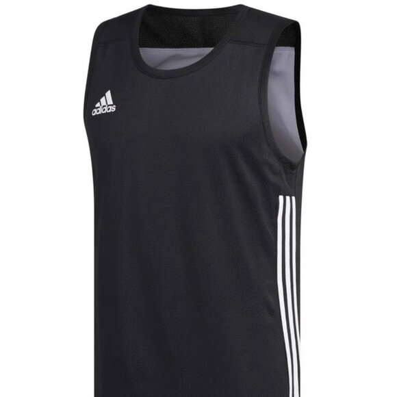 adidas 3G Speed Reversible Jersey Black/White Men’s Medium Basketball Tank - Picture 1 of 3